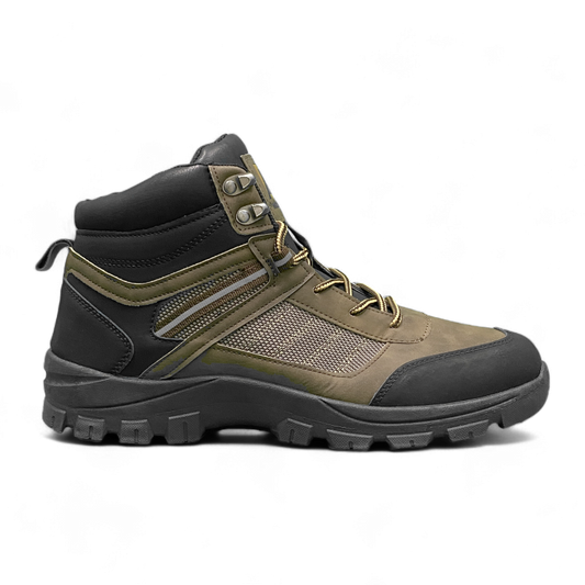 Men's Hiker Boots | MKH6156 | Black & Brown