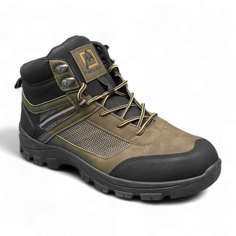 Men's Hiker Boots | MKH6156 | Black & Brown