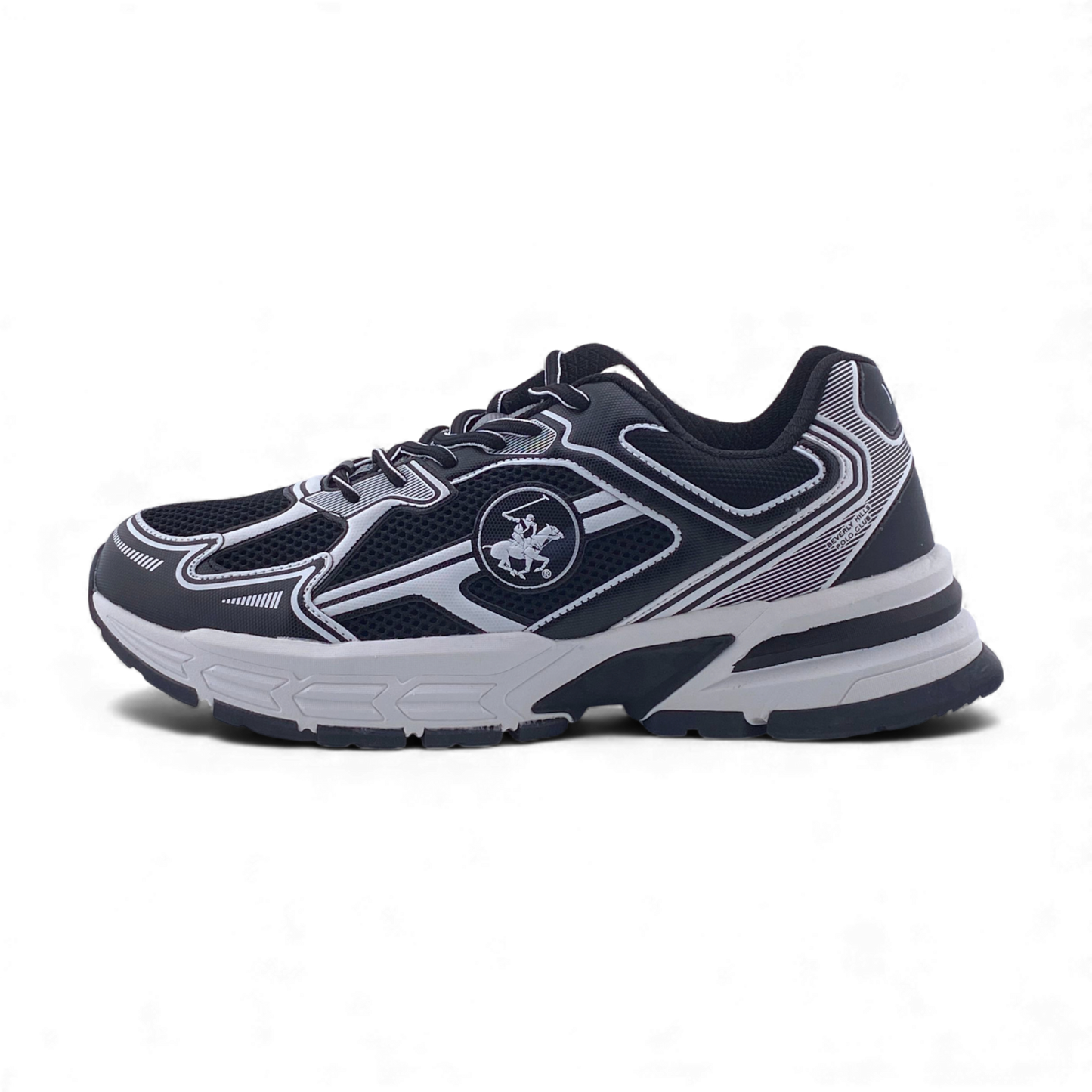 Beverley Hills Polo Club Sneakers | GRAVEL | Black, Grey, Navy