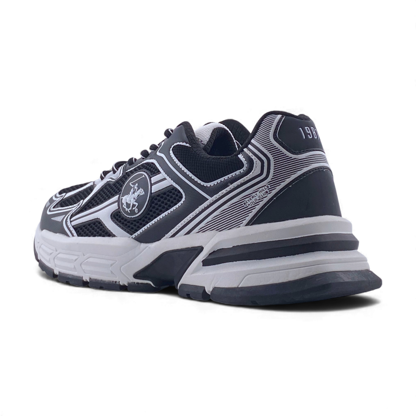 Beverley Hills Polo Club Sneakers | GRAVEL | Black, Grey, Navy