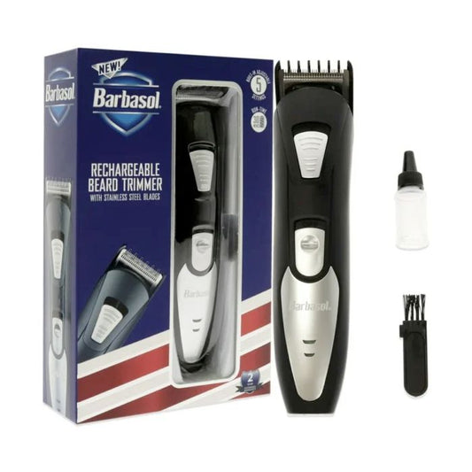 BARBASOL RECHARGEABLE HEAD & BEARD TRIMMER