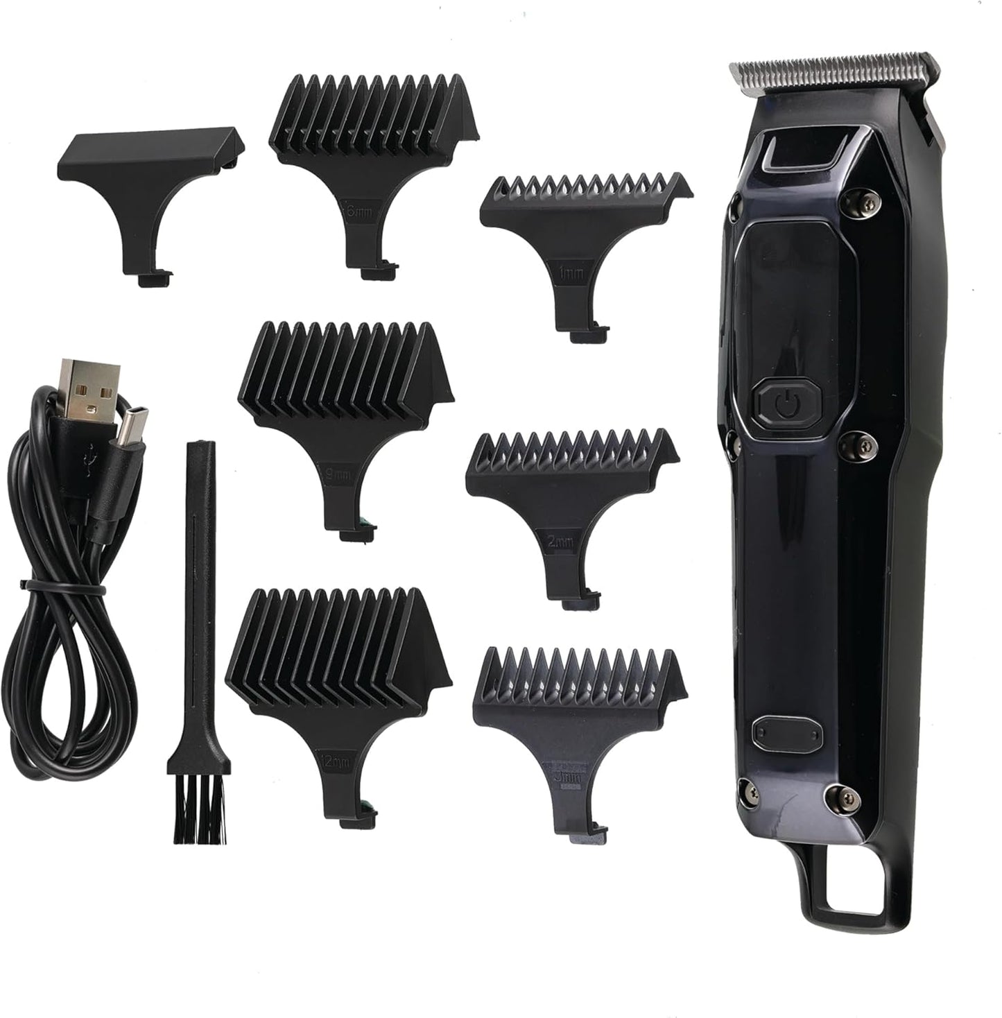 Barbasol T-Blade Trimmer, Rechargeable Hair and Beard Trimmer LED Display