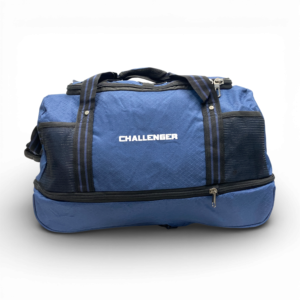 Challenger Wheel Bag | Black & Navy