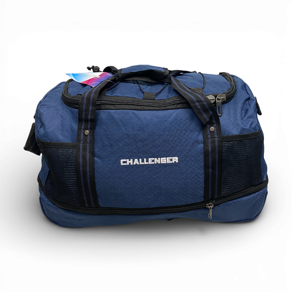 Challenger Wheel Bag | Black & Navy