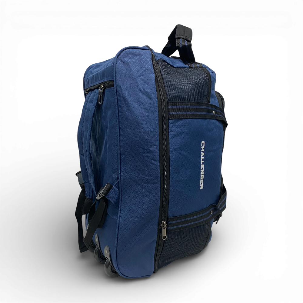 Challenger Wheel Bag | Black & Navy