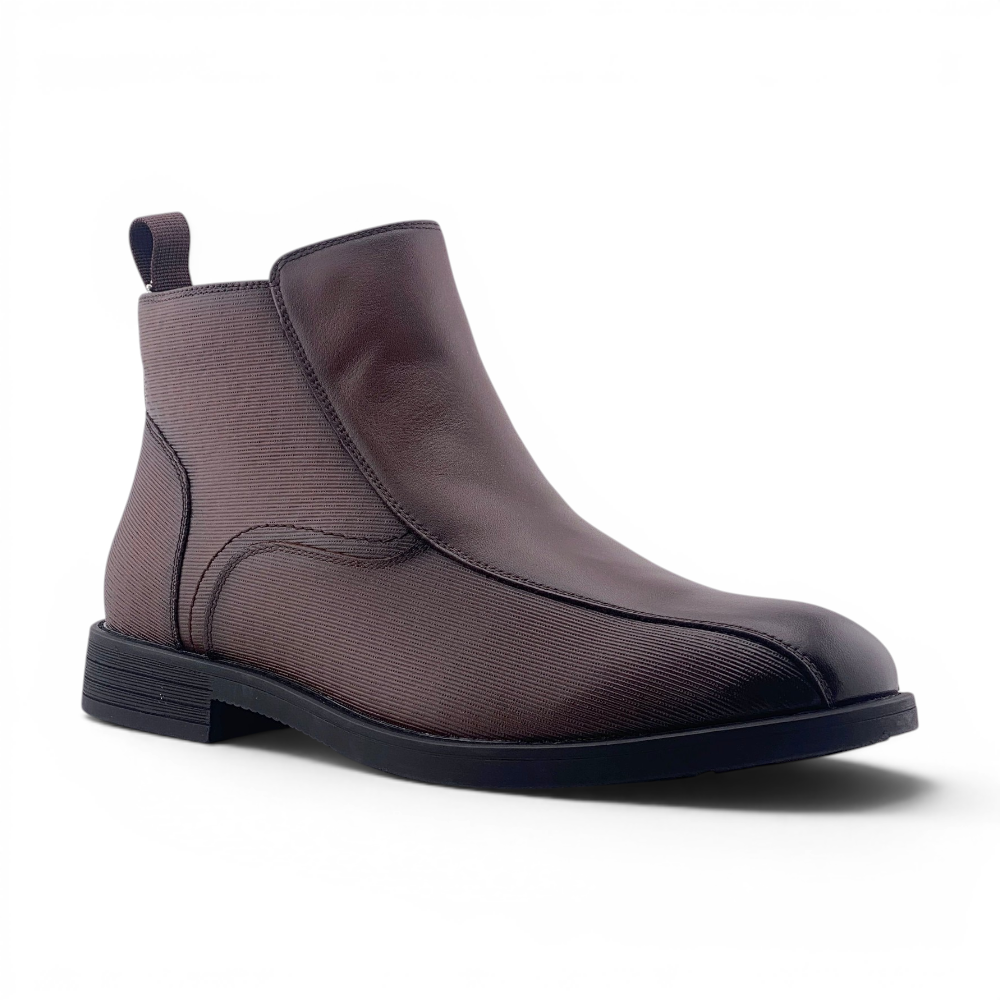 Men's City Rock Dress Boots by Charles & Henry London | Black & Black