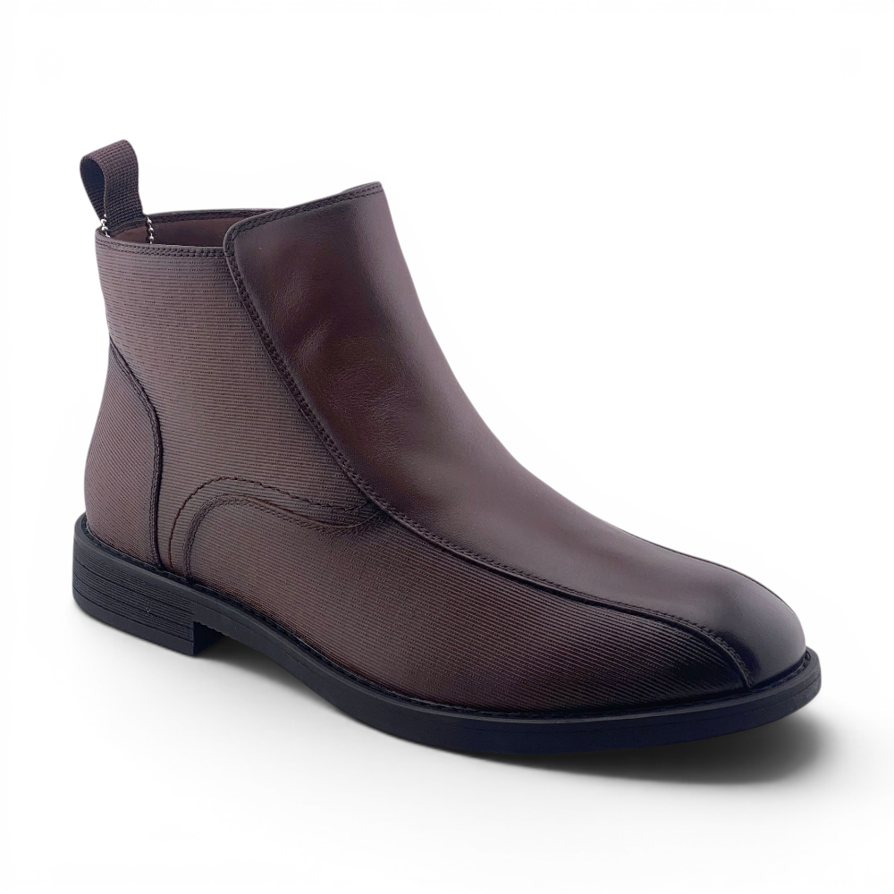 Men's City Rock Dress Boots by Charles & Henry London | Black & Black