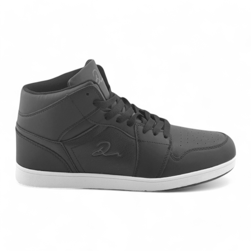 Mens Hi Sneakers | MSN3147 | Black White