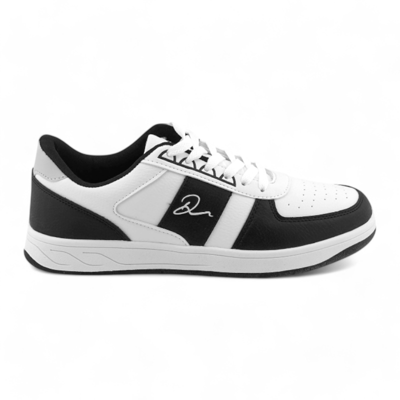 Men's Sneakers | MSN3157 | Black & White Black