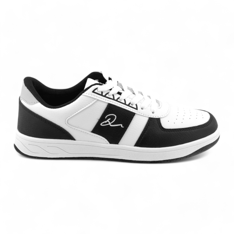 Men's Sneakers | MSN3157 | Black & White Black