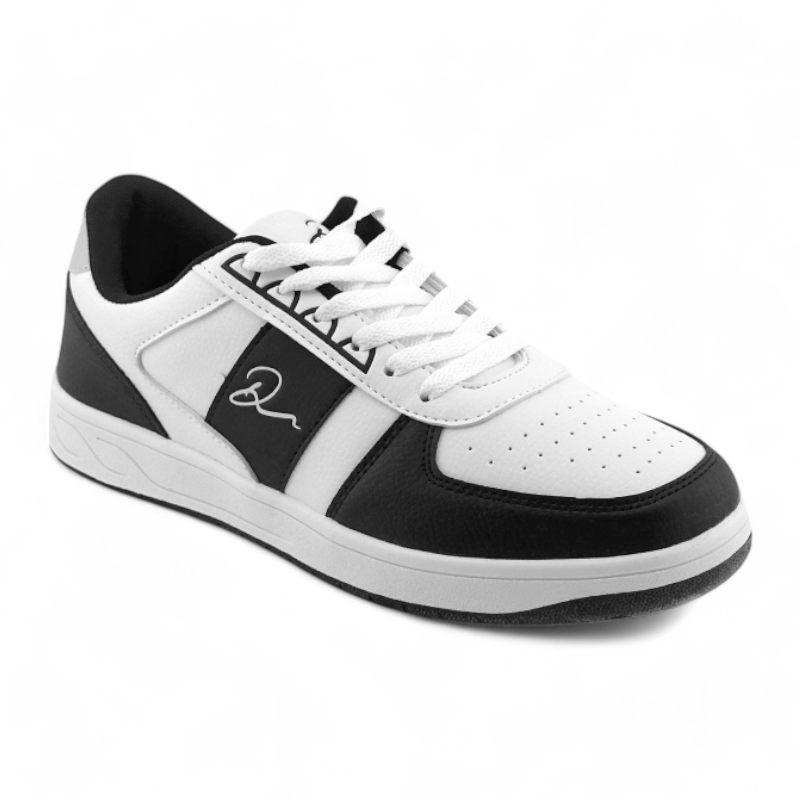 Men's Sneakers | MSN3157 | Black & White Black