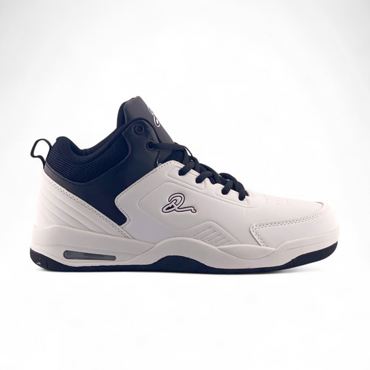 Mens Hi Top Sneakers | MSND433 | WhtBlk, All Wht