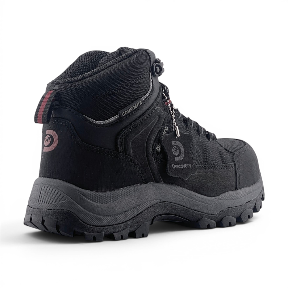 Mens Detroit Composite Toe Safety Work Boots | Black