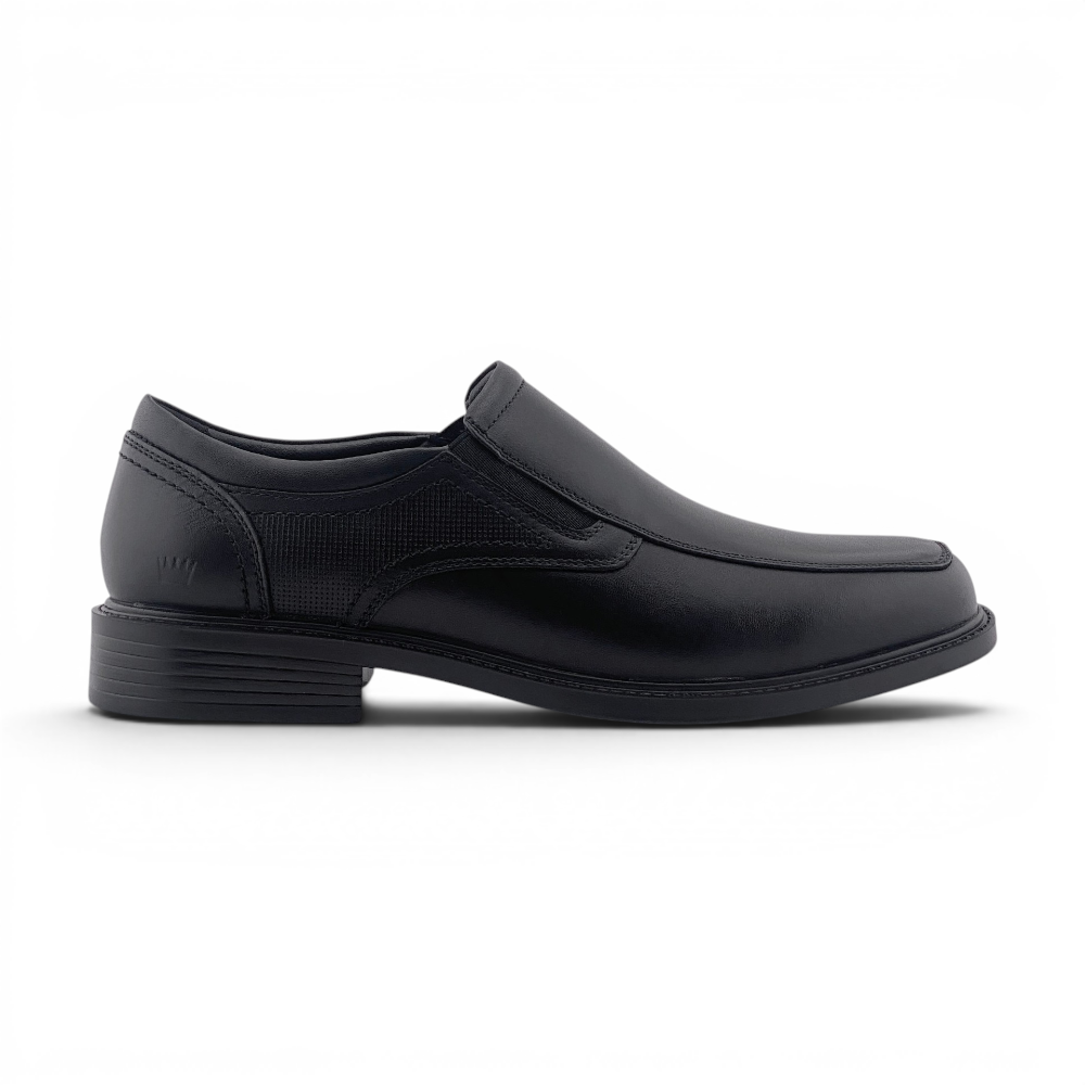 Men's Le Classique Leather Slip OnDress Shoes by Charles & Henry London | Black