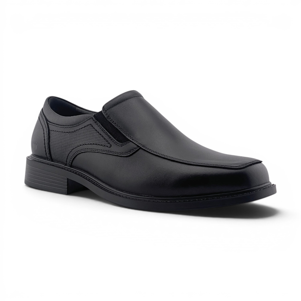 Men's Le Classique Leather Slip OnDress Shoes by Charles & Henry London | Black