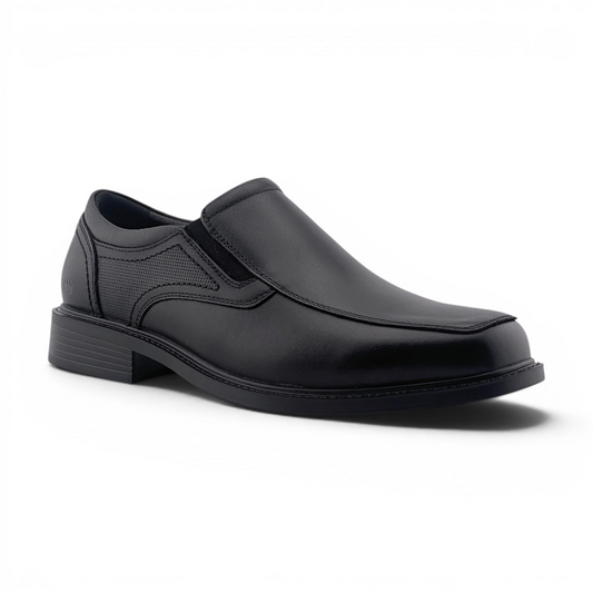 Men's Le Classique Leather Slip OnDress Shoes by Charles & Henry London | Black