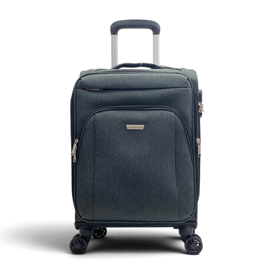 Fabric Luggage Black Small 20"
