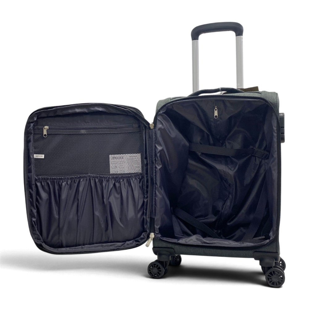 Fabric Luggage Black Small 20"