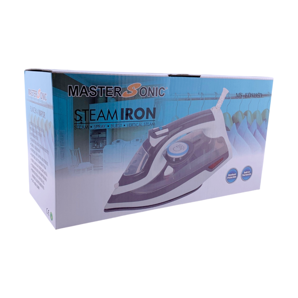 Master Sonic Steam \ Dry Full Size Iron