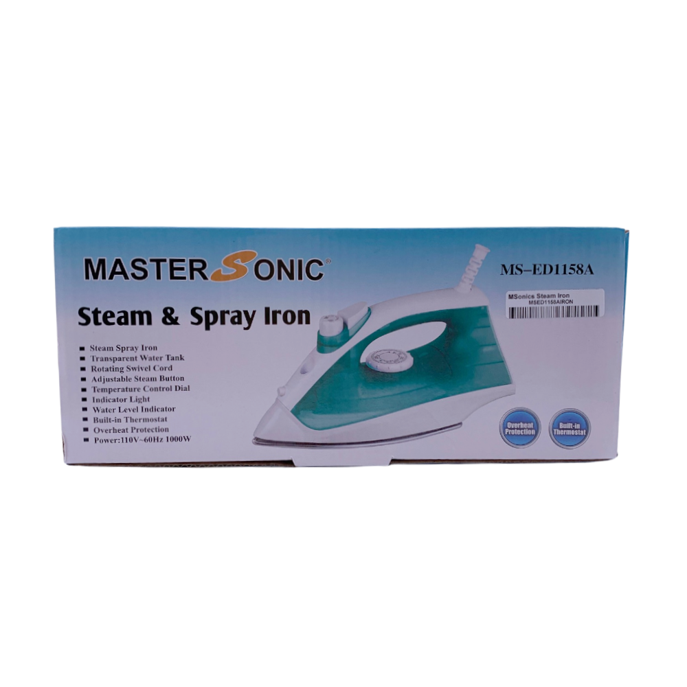 Master Sonics Steam \ Dry Iron