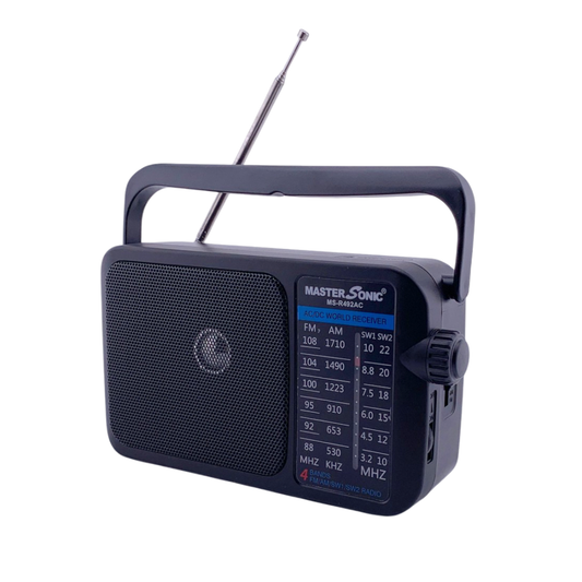 Master Sonic 4 Band Radio with AC Cord - MS-R492AC