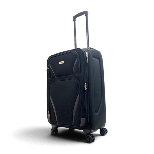 Fabric Luggage Black Small 20"