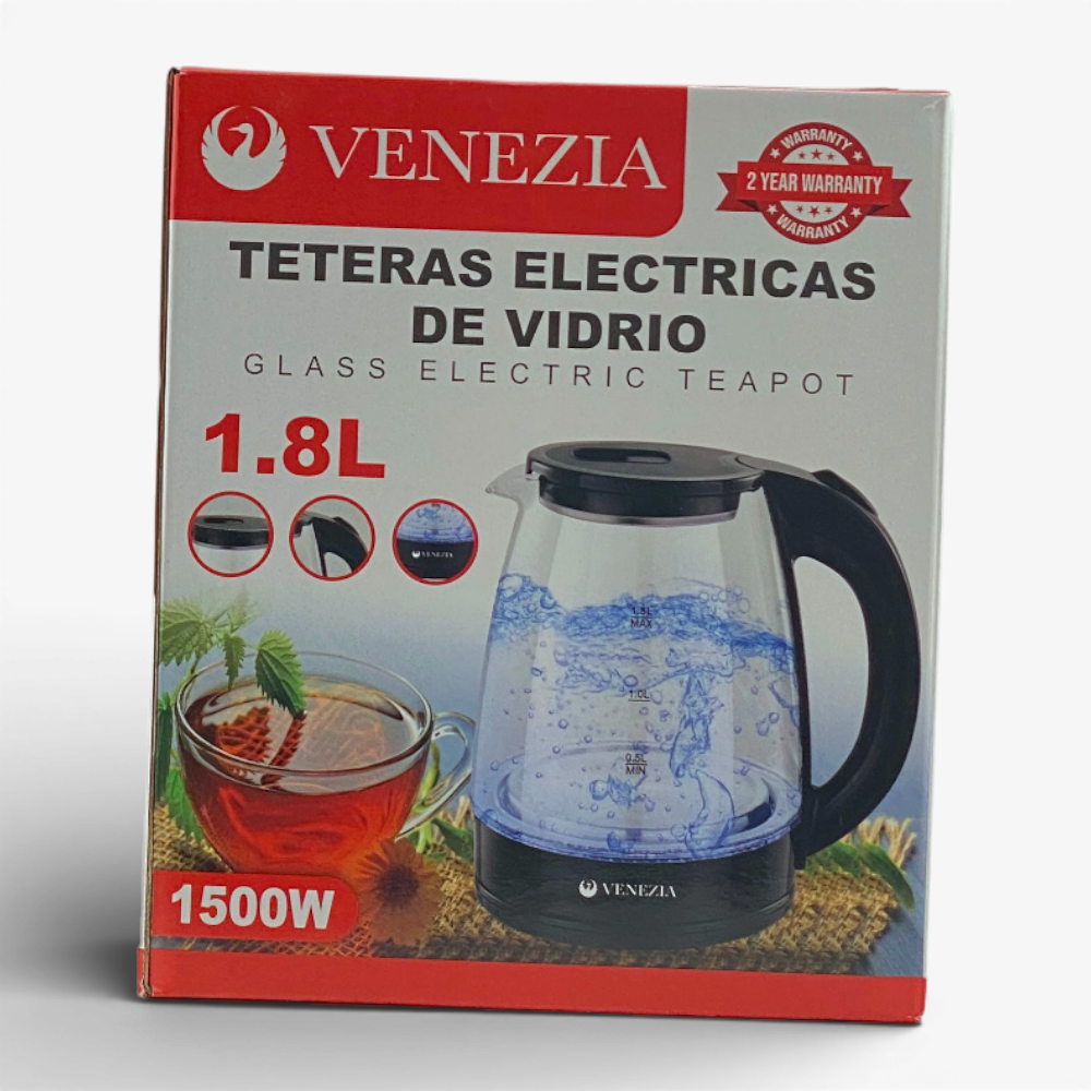 VENEZIA 1.8L Glass Kettle 1500W