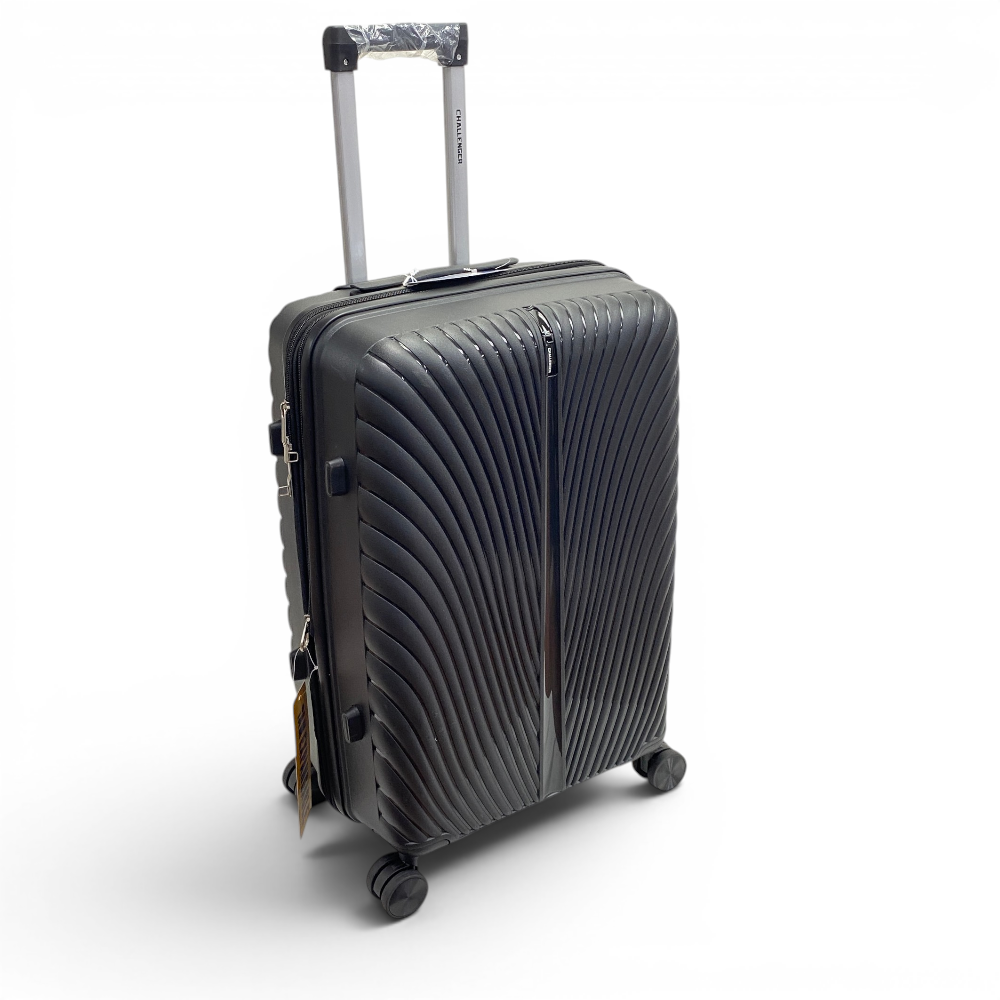 Hard Luggage Black Medium 24"