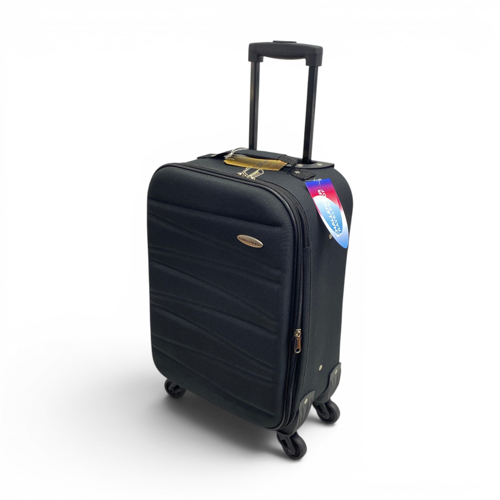 Fabric Luggage Black Medium 24"