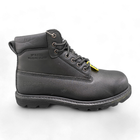 Men's Safety Toe Work Boots | MWBS611 | Black