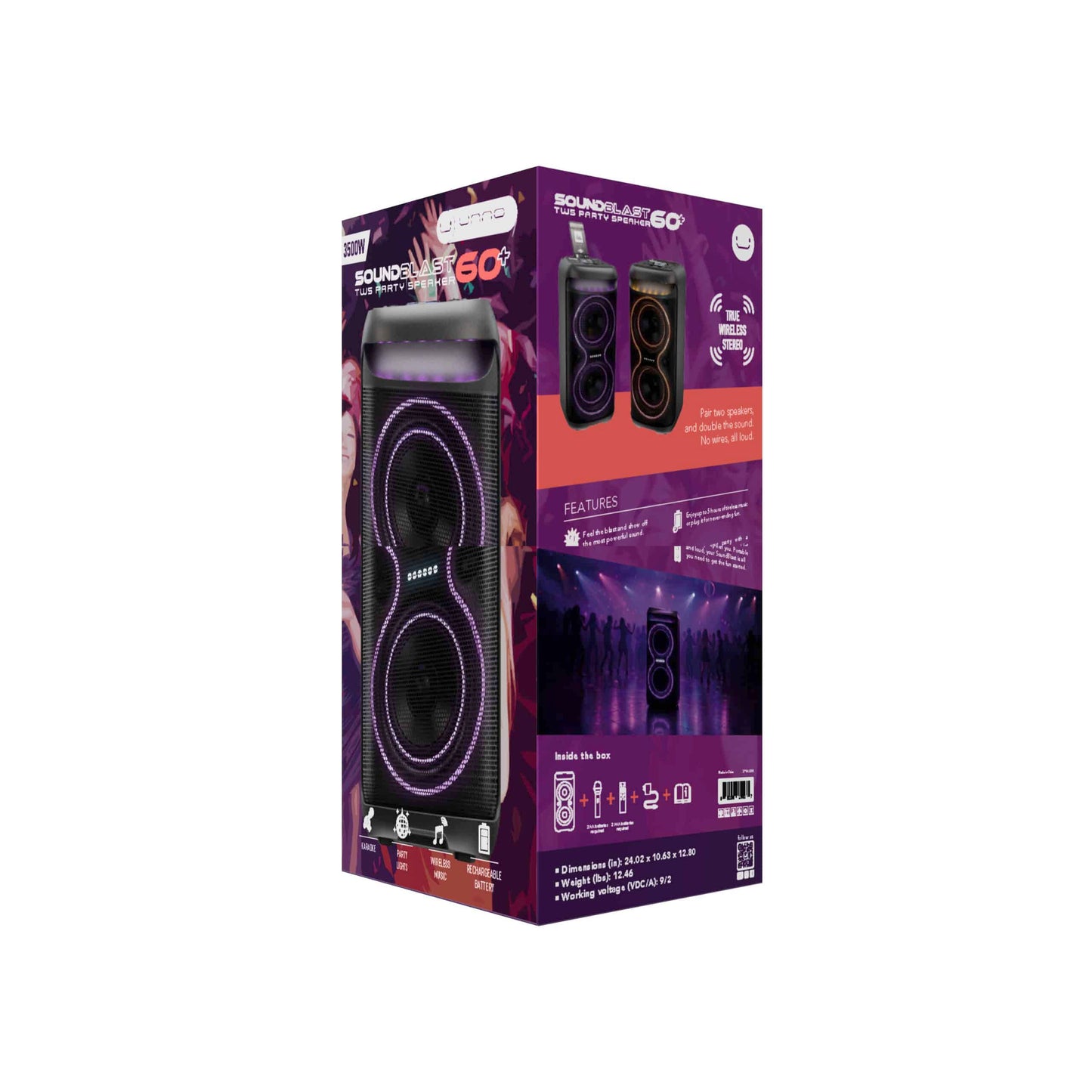 UNNO SOUNDBLAST 60+ TWS PARTY SPEAKER