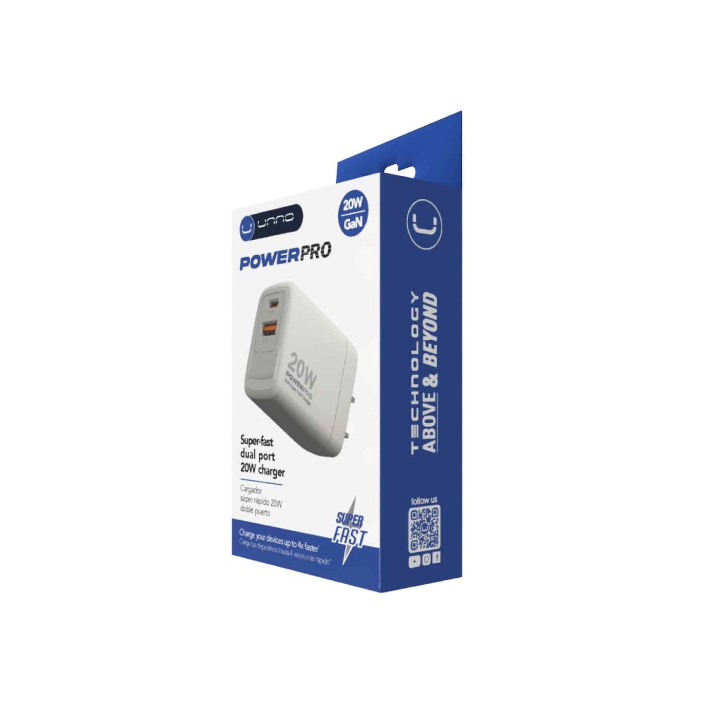 POWERPRO DUAL PORT GAN WALL CHARGER | PD20W