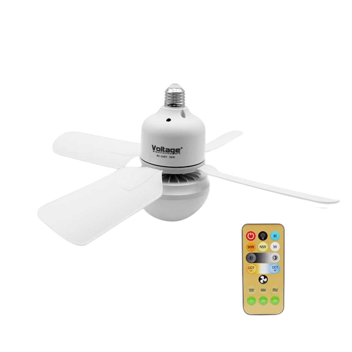 Voltage LED Socket Light with Fan