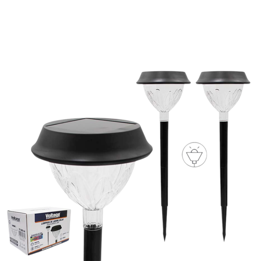 VOLTAGE Solar Garden Light 2pk