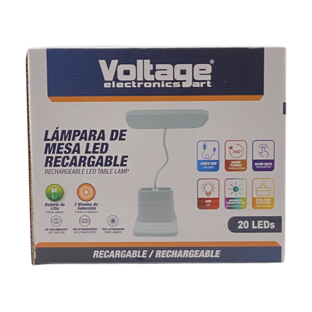 Voltage LED Rechargeable Desk Light