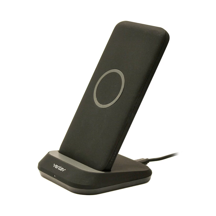 Ventev Wireless Battery Charge Stand 10W 10,000 mAh, Black
