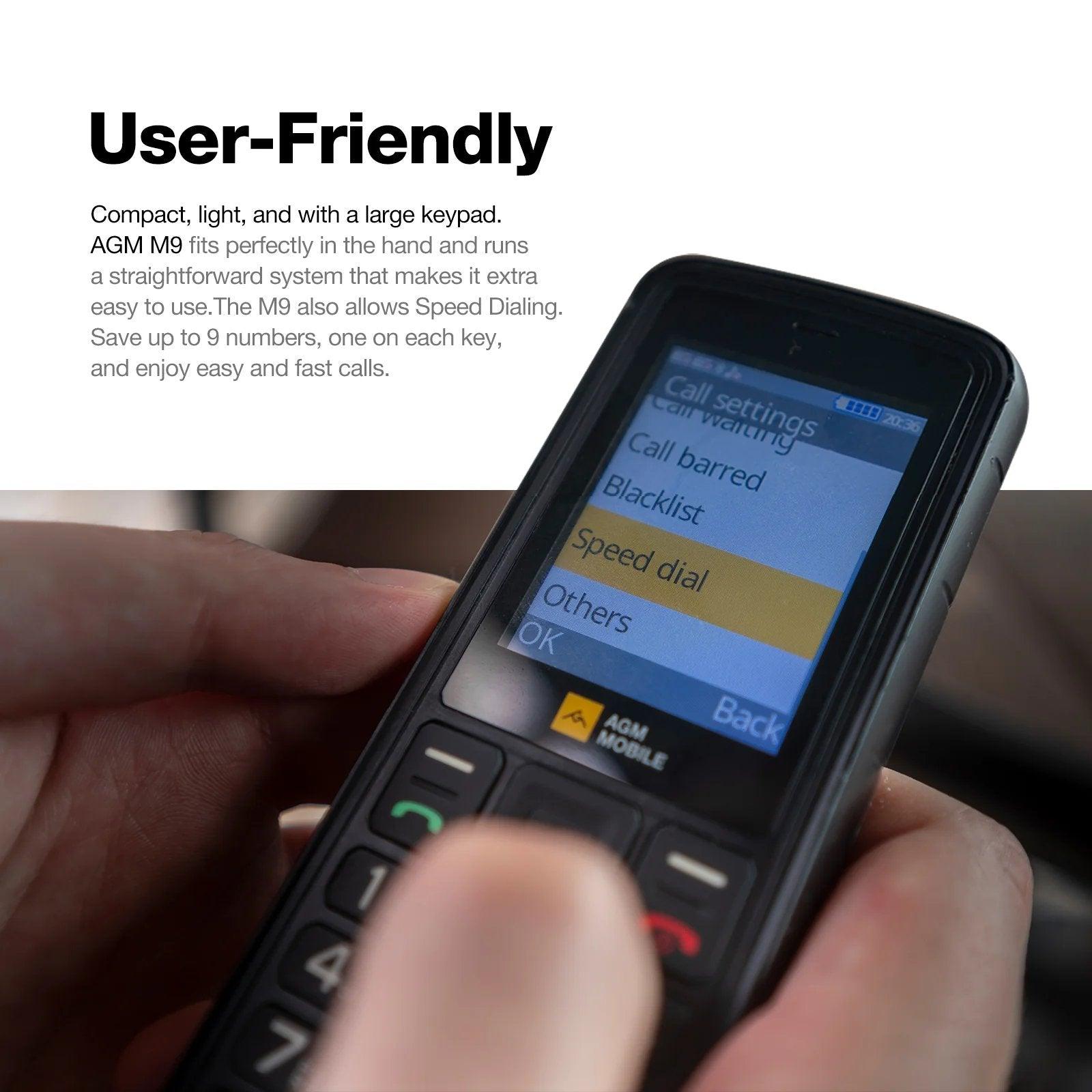 AGM M9 Rugged 4G Feature Cellular Phone - ShopLibertyStore.com