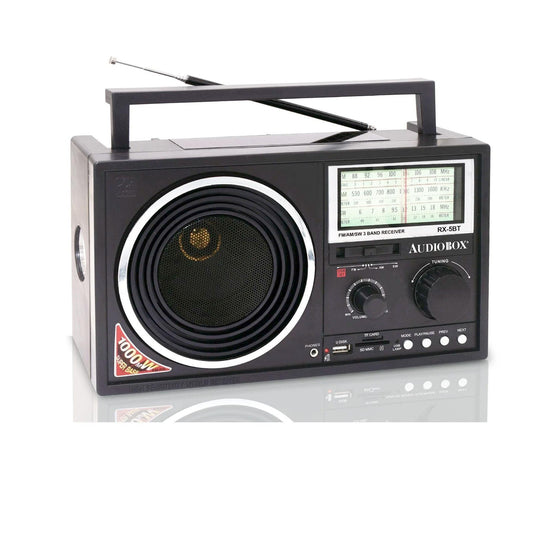 Audiobox RX-5BT Multiband Bluetooth® Solar Radio - ShopLibertyStore.com