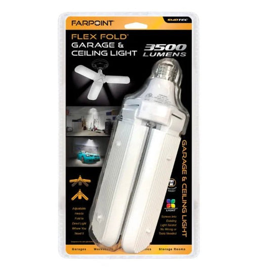 Farpoint Flex Foldable Garage And Ceiling Light 3500 Lumens - ShopLibertyStore.com