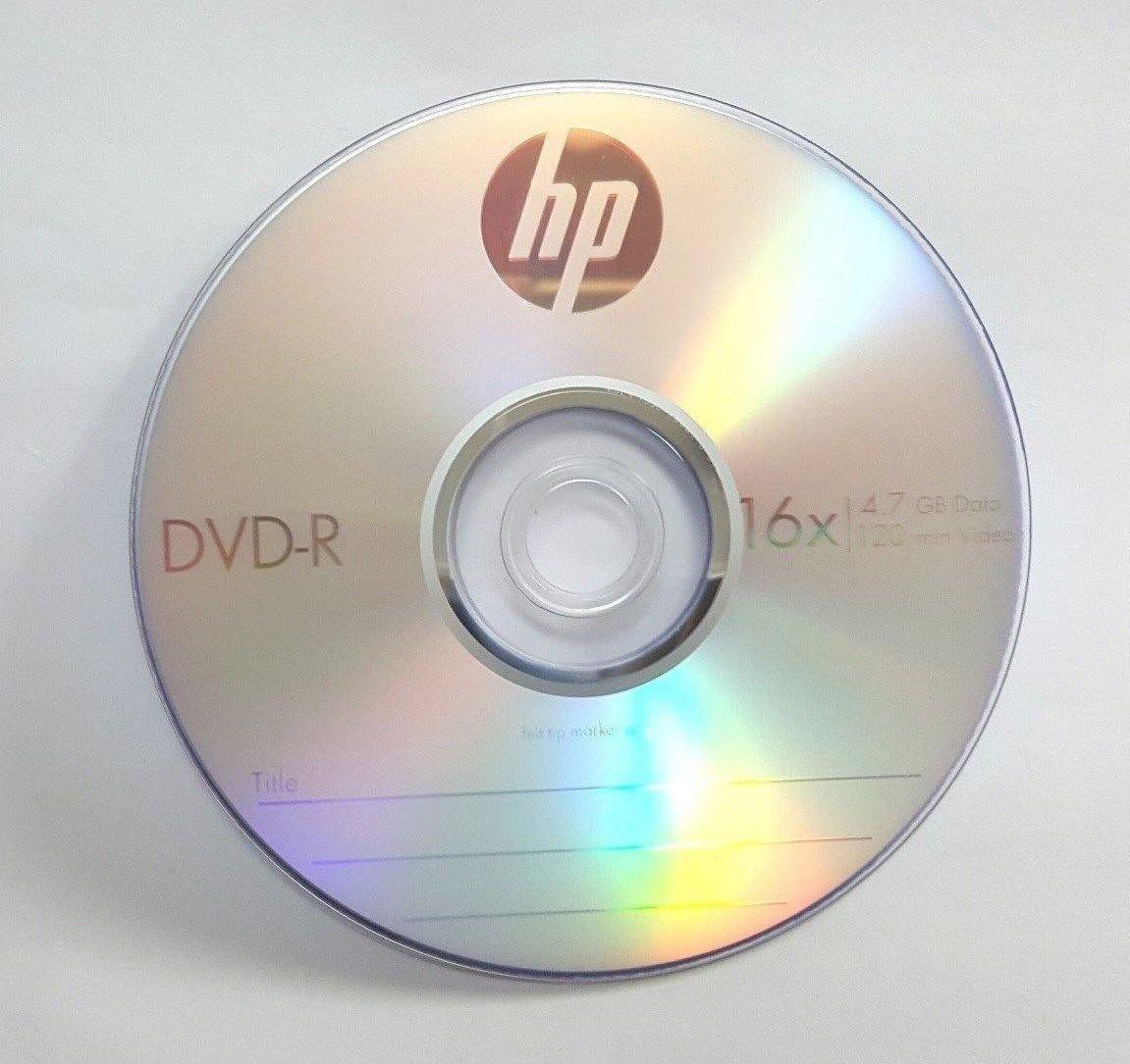 HP DVD-R 4.7GB 16X Logo - 50 Pk - ShopLibertyStore.com