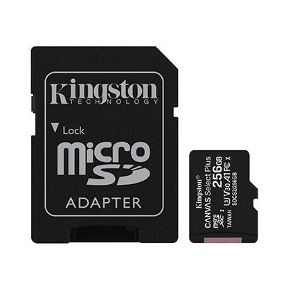 Kingston 256GB Canvas Select Plus UHS-I SDXC Memory Card - ShopLibertyStore.com