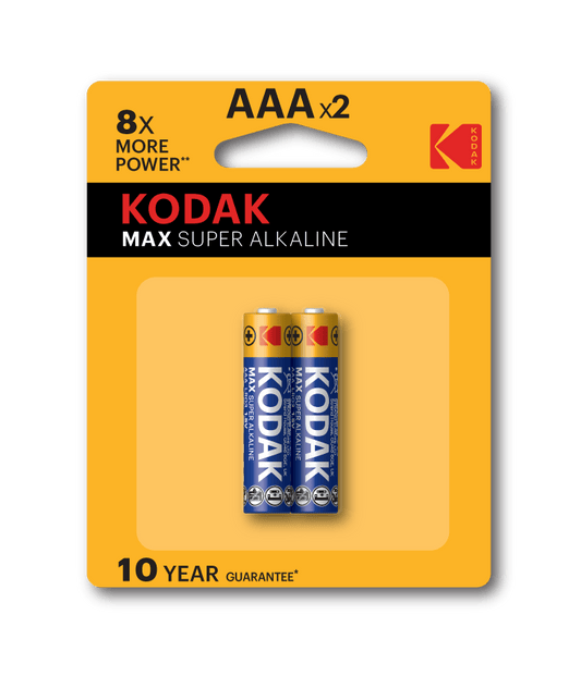 KODAK Max Alkaline AAA | 2 Pack - ShopLibertyStore.com