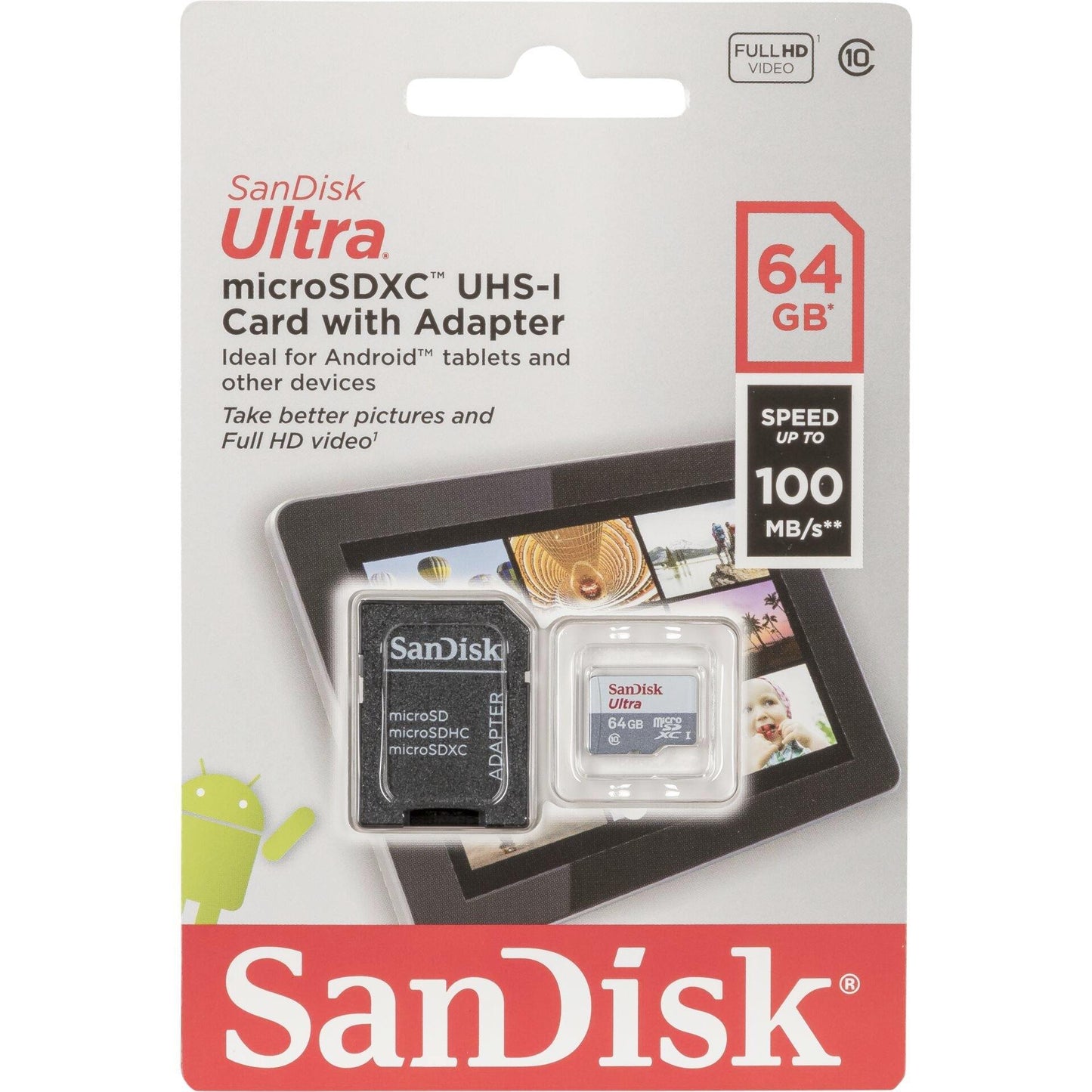 SanDisk Ultra microSD Card Class 10 - 64GB - ShopLibertyStore.com